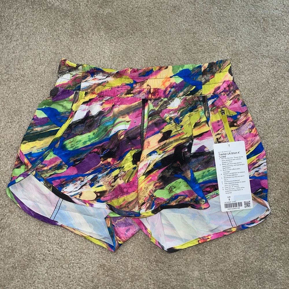 NWT Lululemon Tracker Shorts in Catalyst